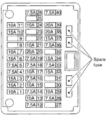 2004 nissan maxima fuse box junction wire diagram|2005 maxima fuse box diagram.